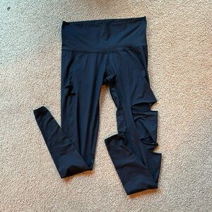 Teeki leggings - rip detail, great condition, never dried by machine
